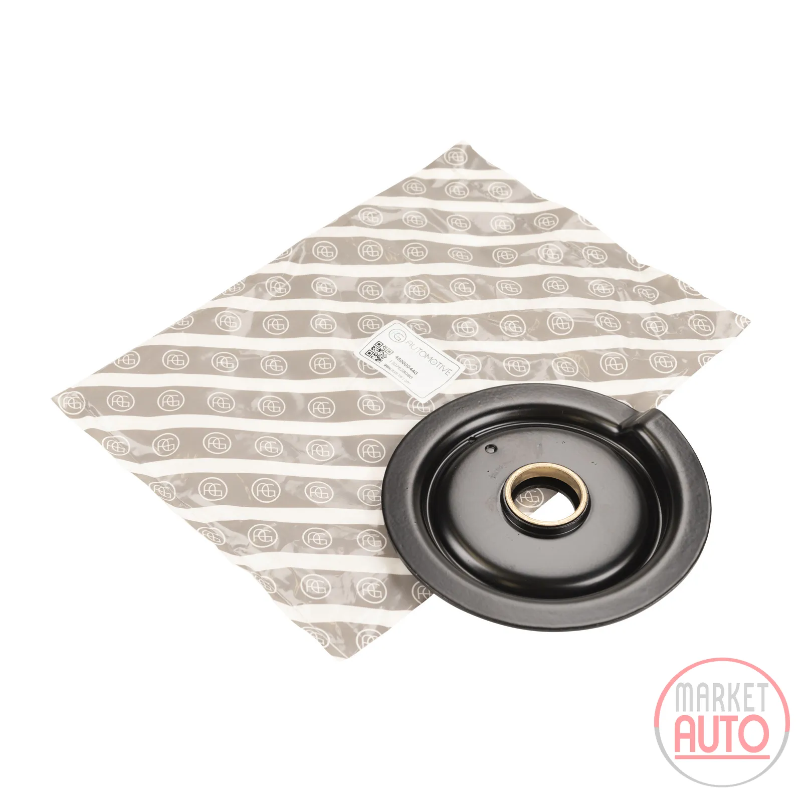 Spring plate upper for strut bearing