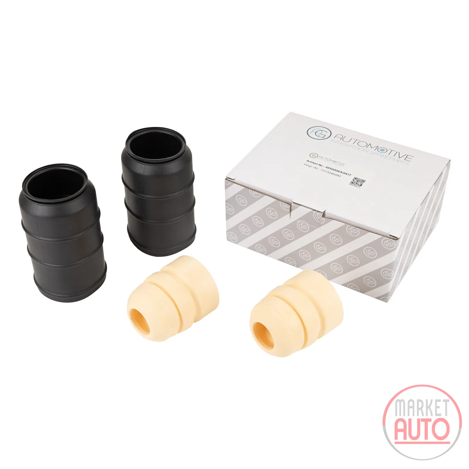 Set of shock absorber rubber sleeves front inside