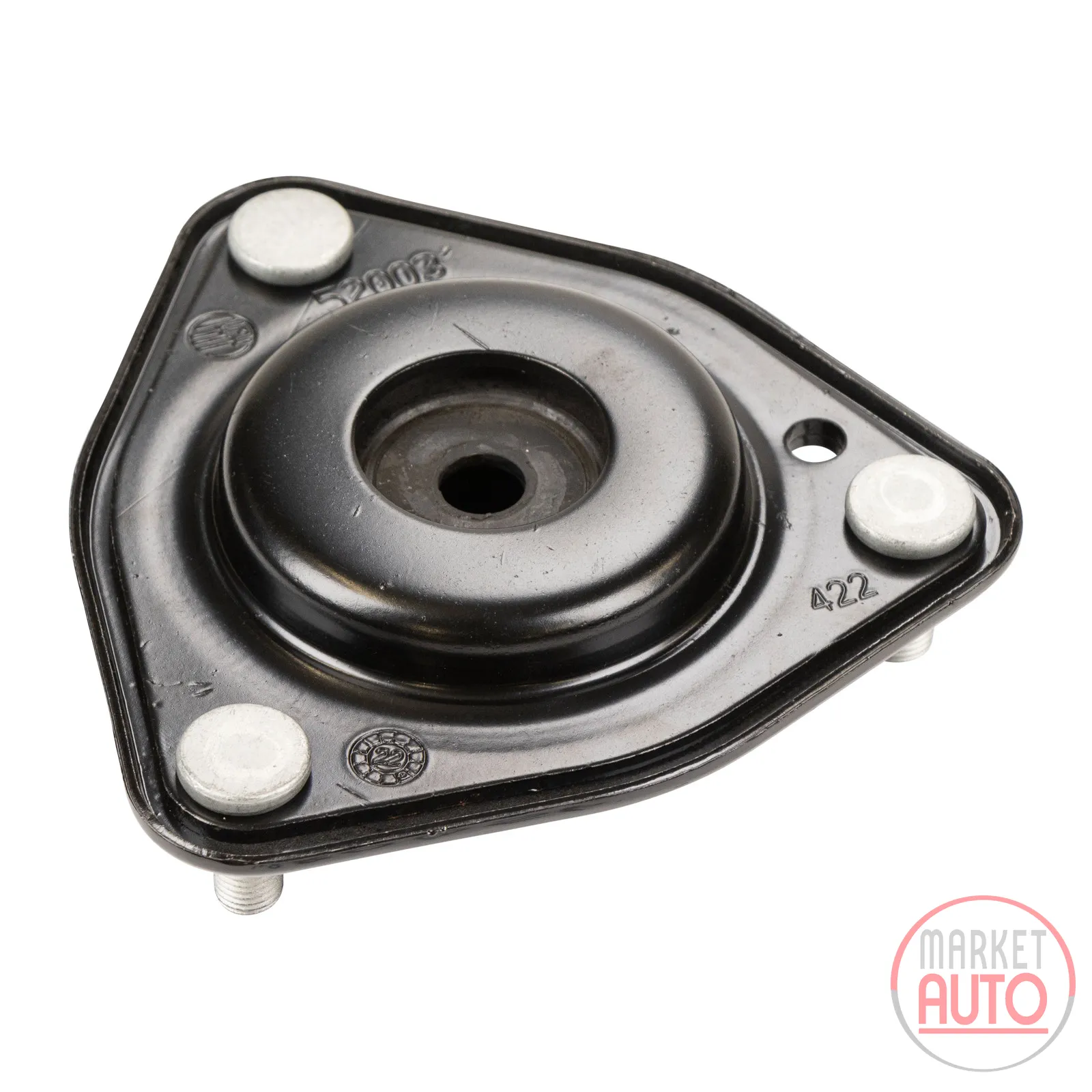 Front shock absorber bearing strut support