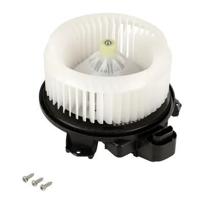 Heating fan motor air conditioning with impeller
