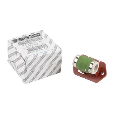 Series resistor electric motor cooling fan