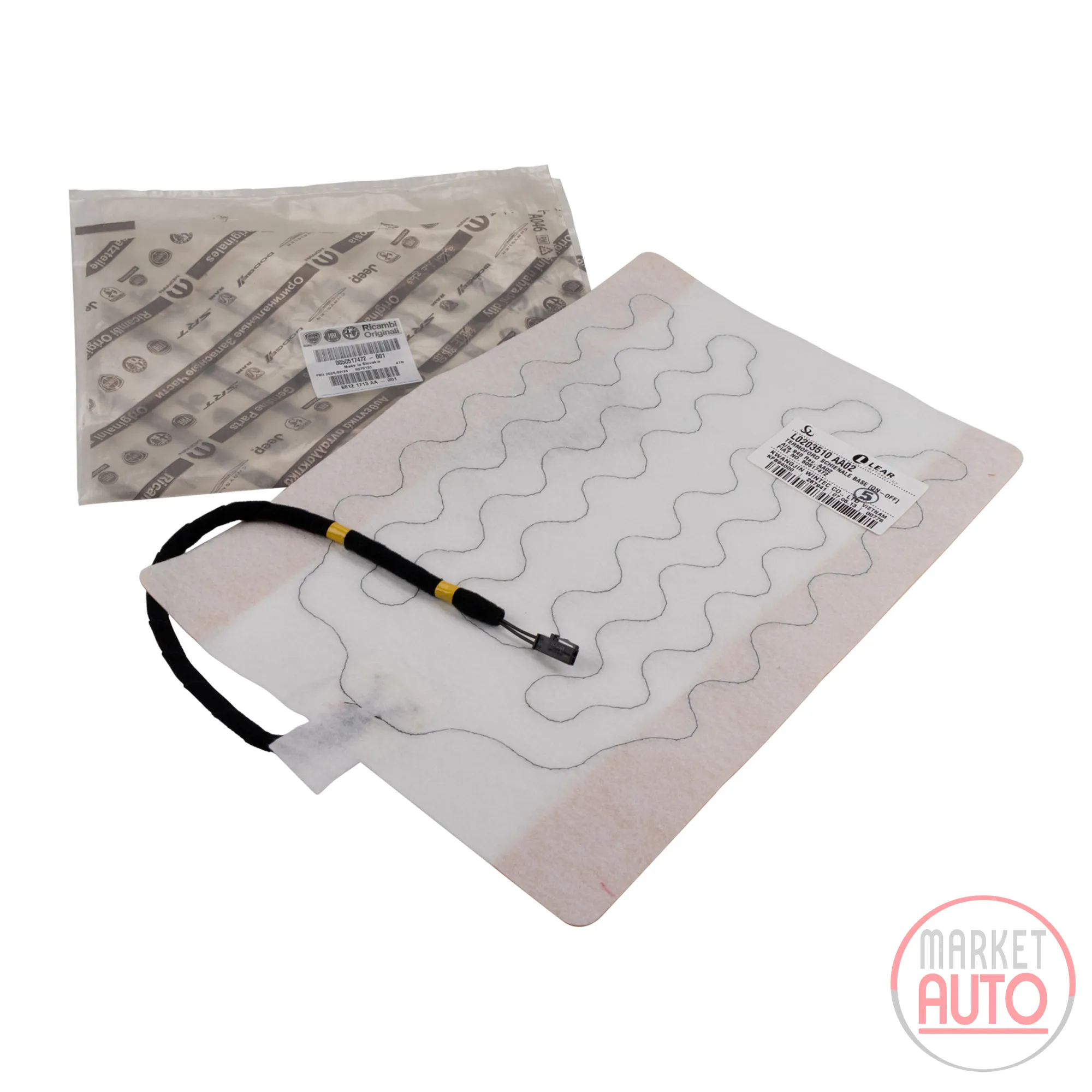 Heater resistor seat heating