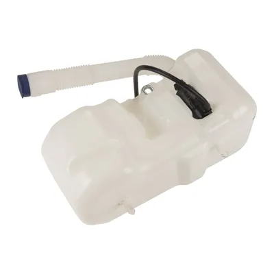 Windscreen washer reservoir with pump