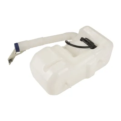 Windscreen washer reservoir with pump
