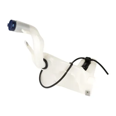 Windscreen washer reservoir with pump