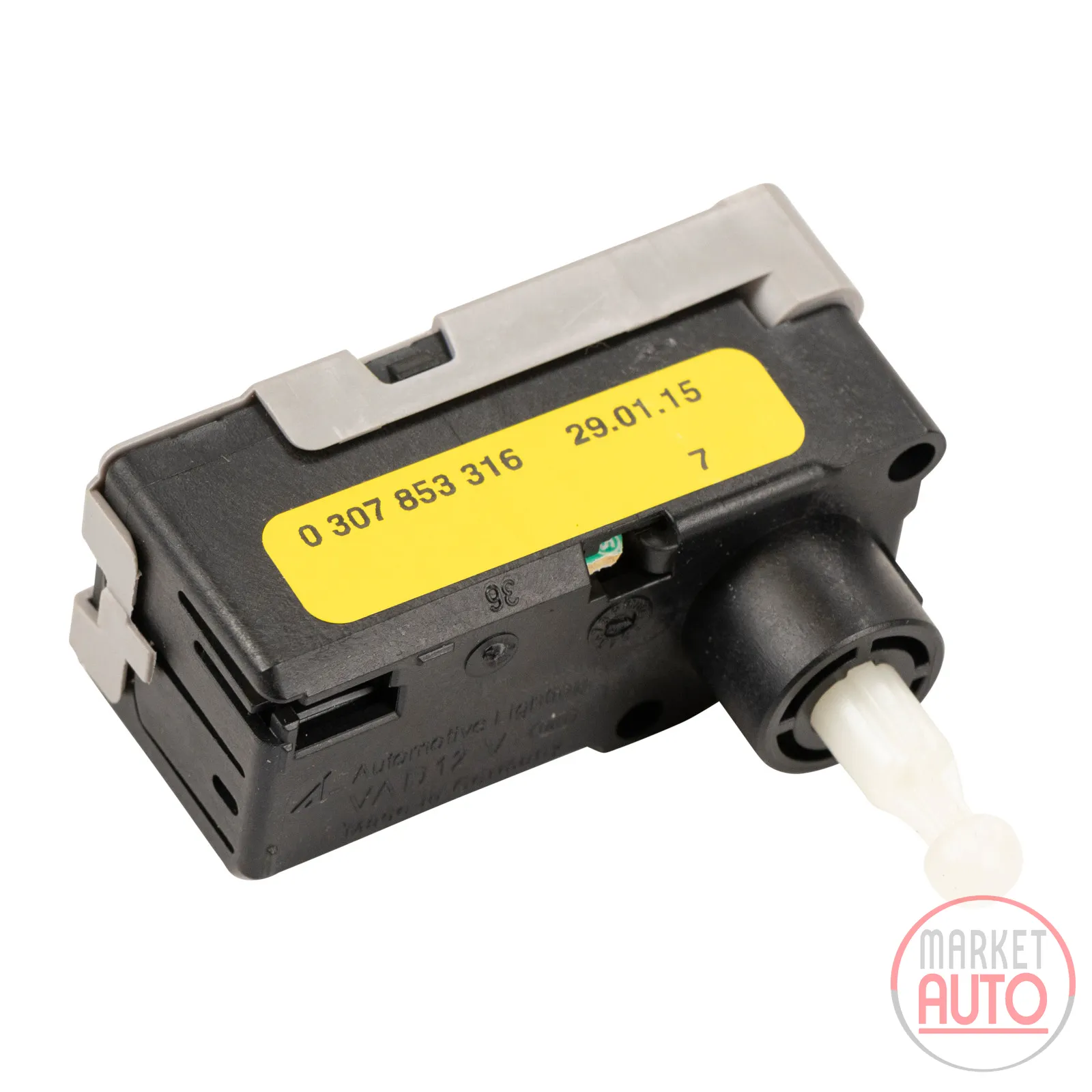 Motor for headlight height adjustment