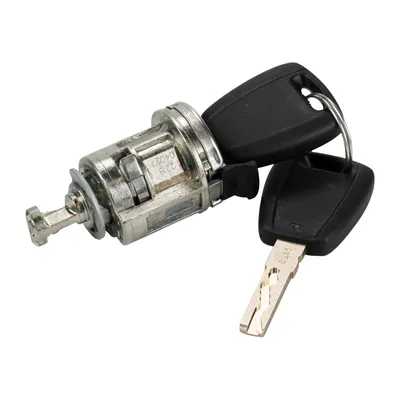 Lock cylinder with key