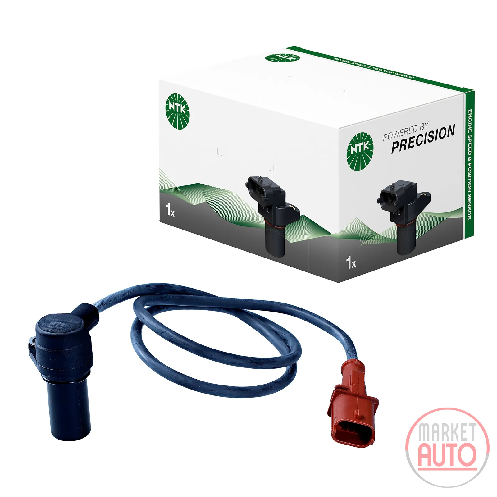 Inductive sensor crankshaft pulse generator
