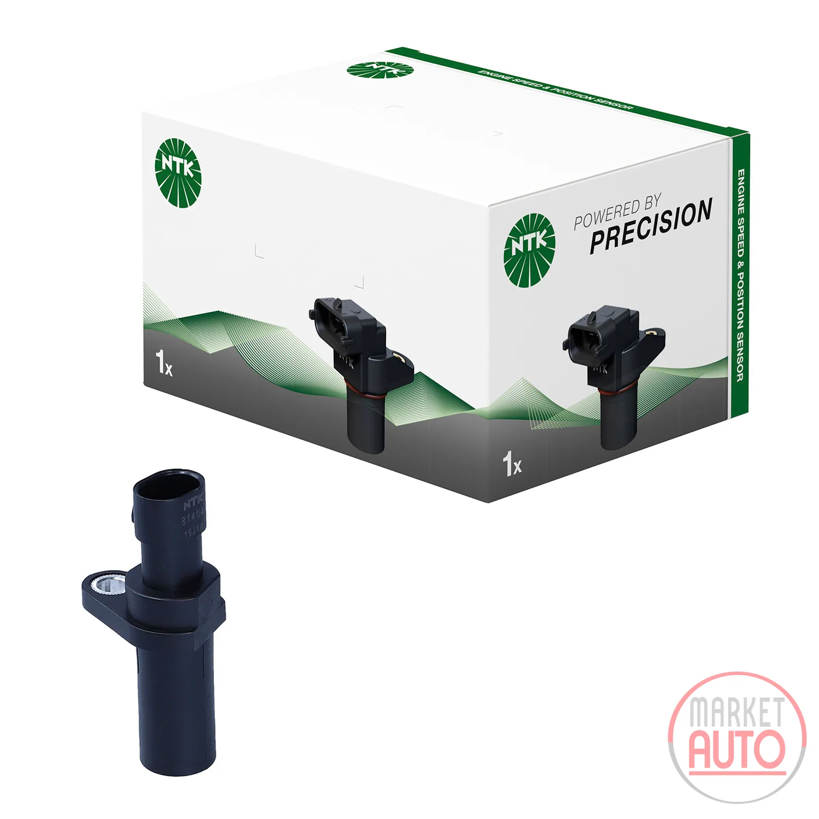 Inductive sensor crankshaft pulse generator