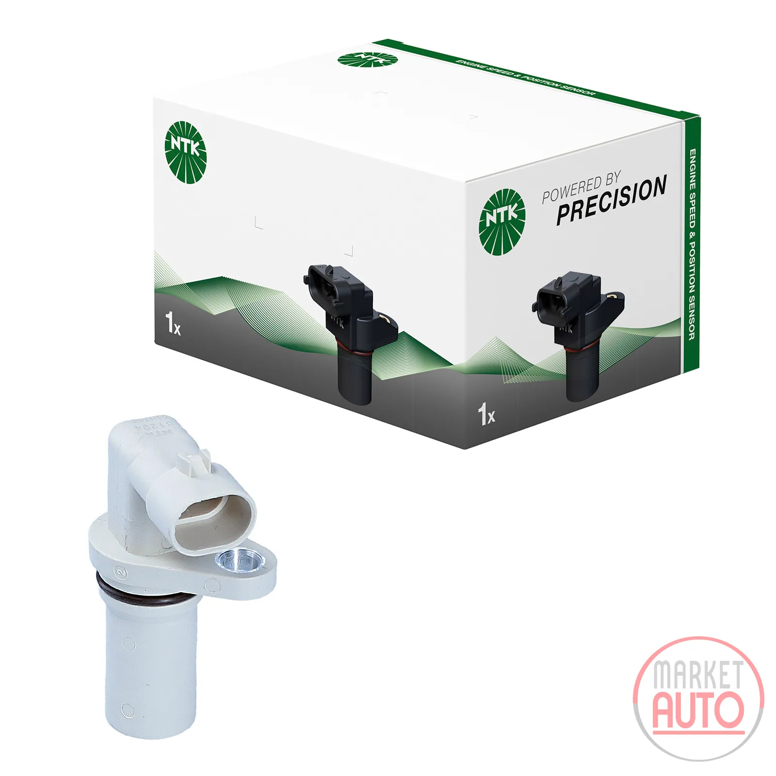 Inductive sensor crankshaft pulse generator