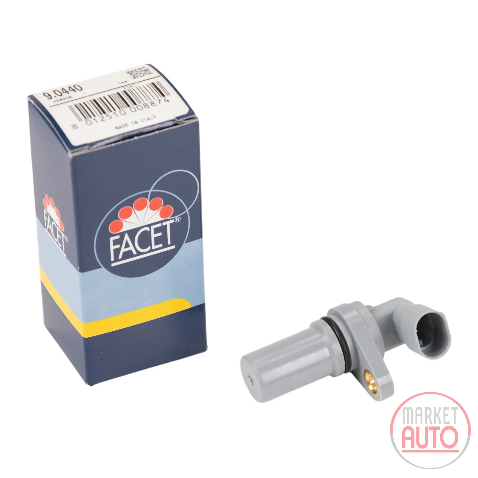 Inductive sensor pulse generator crankshaft