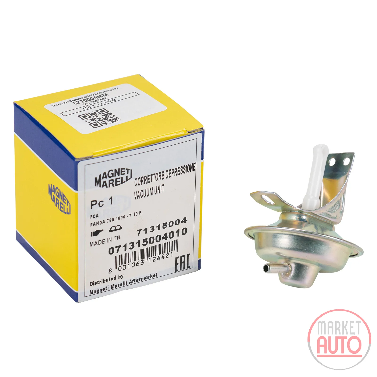 Vacuum unit on the ignition distributor Magneti Marelli