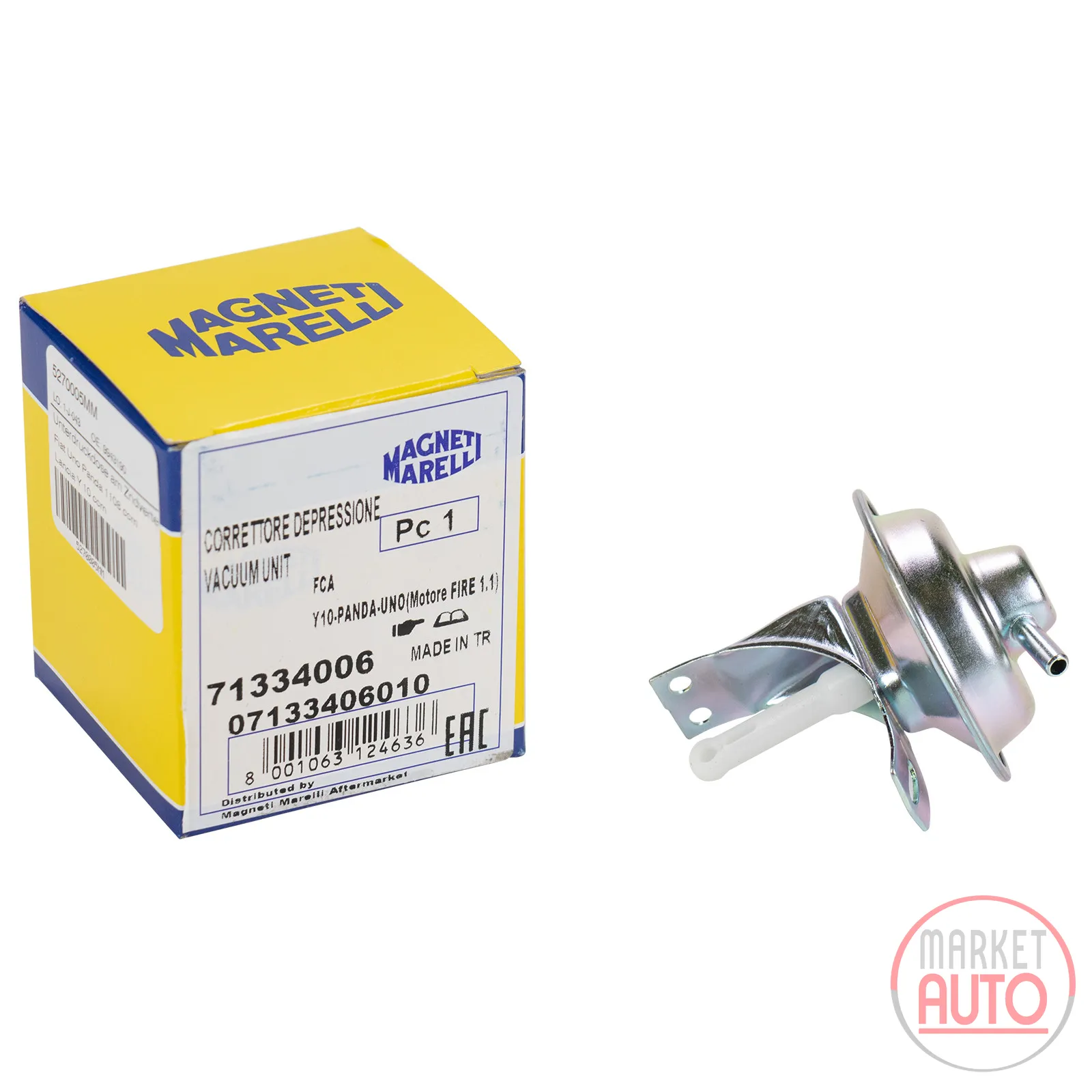 Vacuum unit on the ignition distributor Magneti Marelli