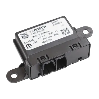 Control unit for the parking sensors