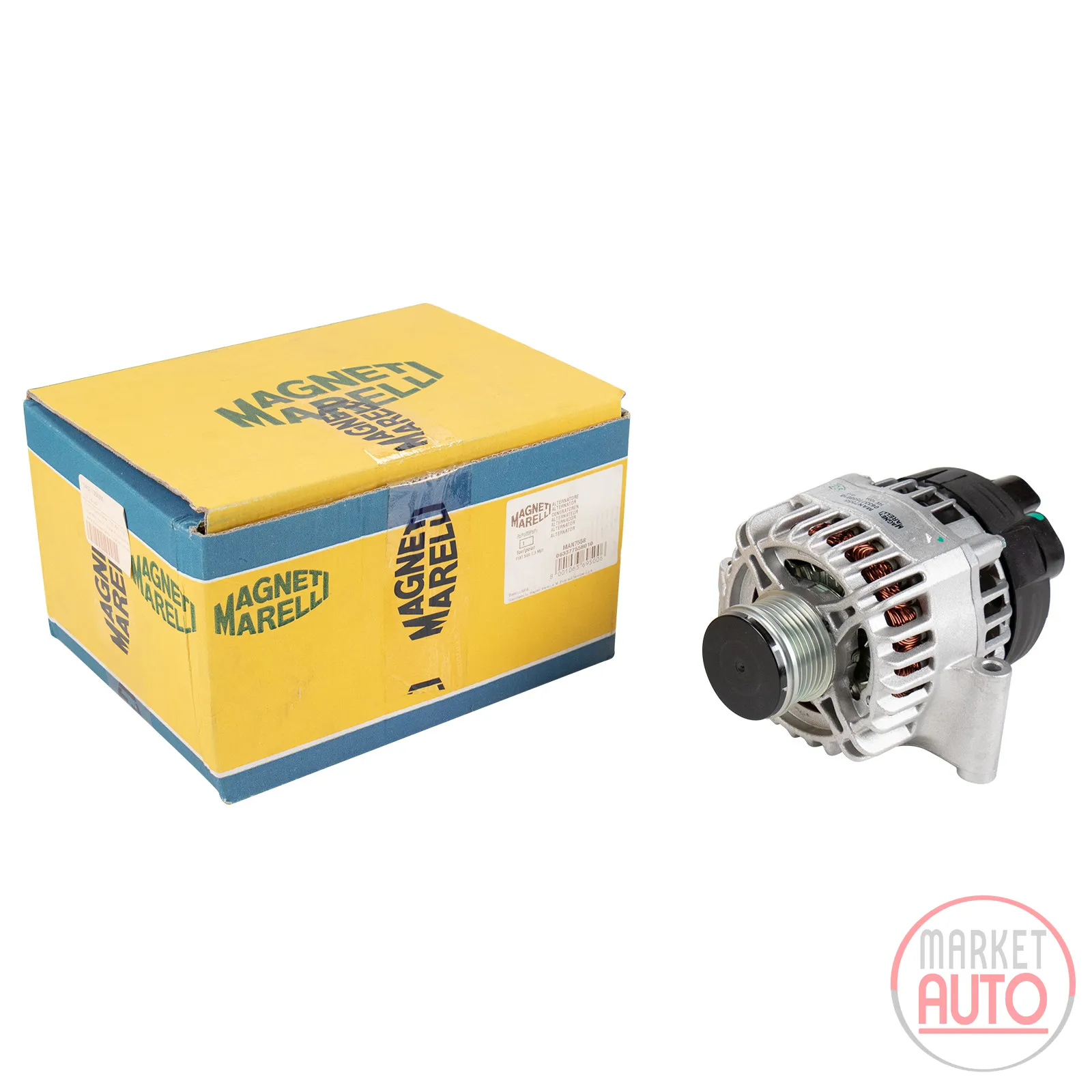 Alternator New 120 AH with freewheel Magneti Marelli