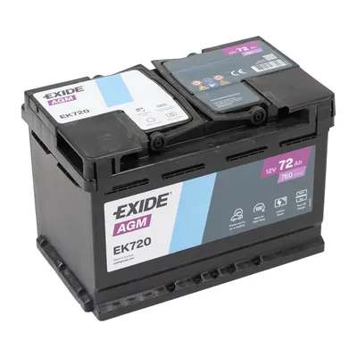 AGM battery 72AH 760A EK720