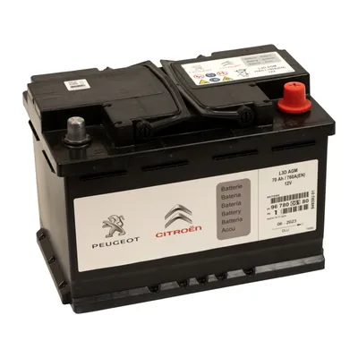 AGM battery 70Ah 760A Original PSA (9678006180)