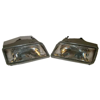 Set of headlights front right left