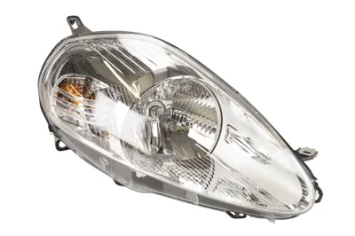 Headlight front right silver