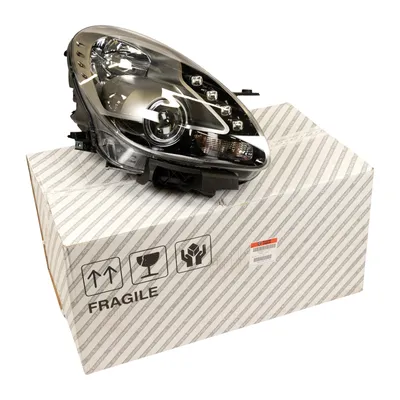 Headlight front right H7 / H1 titanium