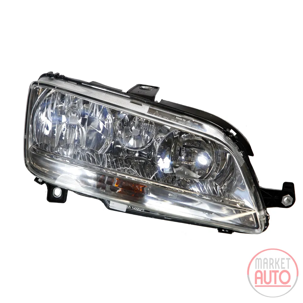Headlight front right H7 H1- fog
