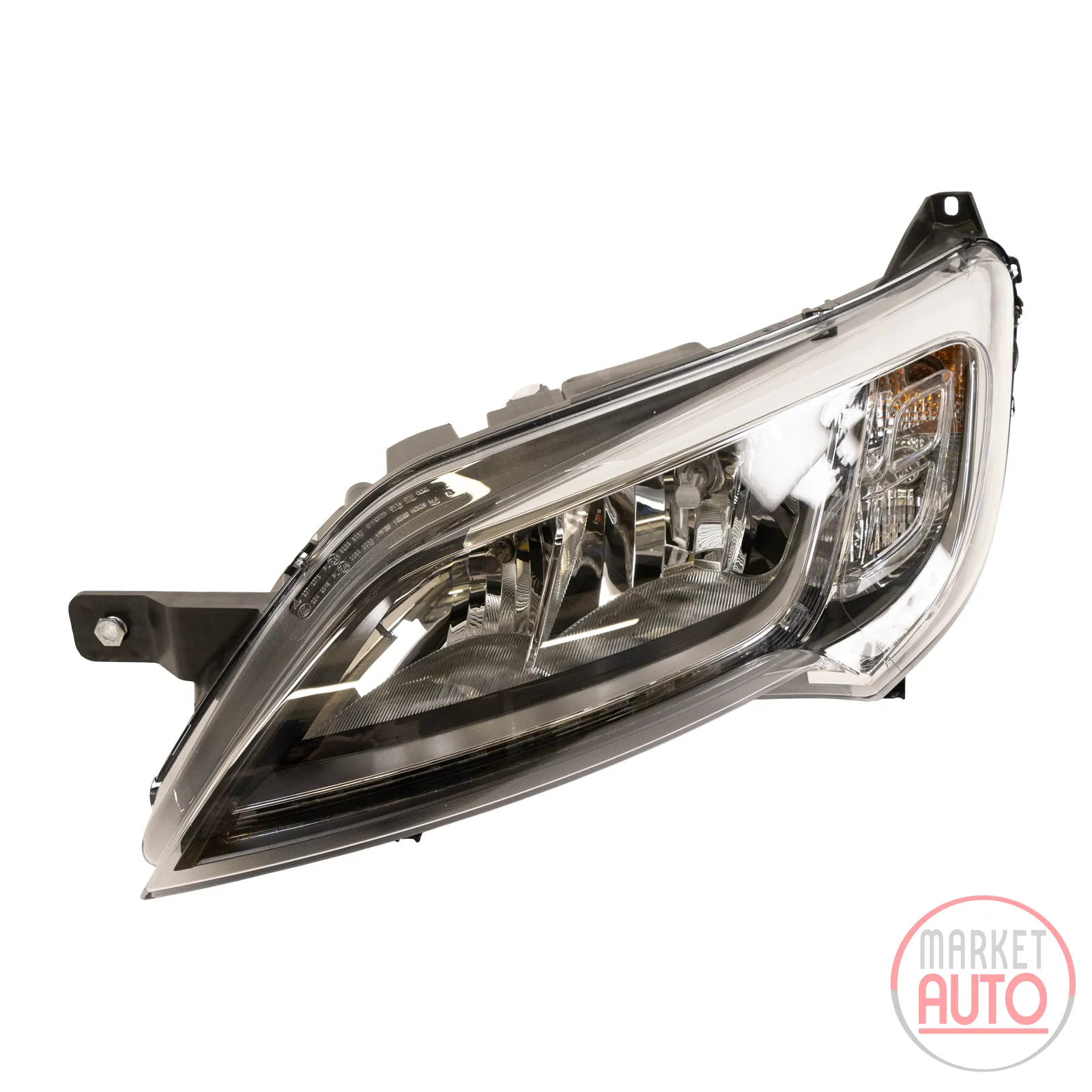 Headlight+ LED silver left Magneti Marelli