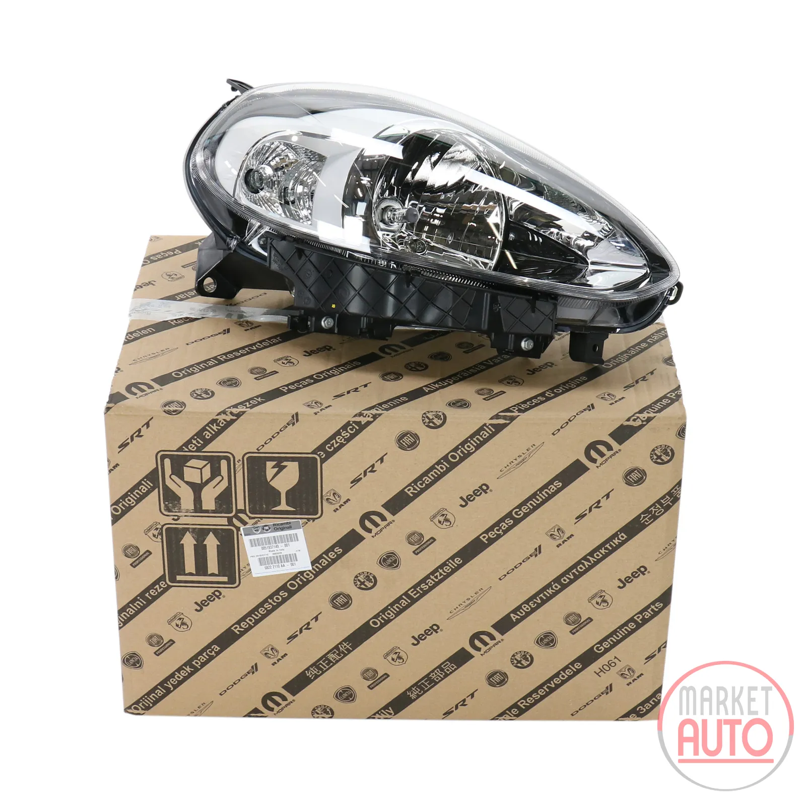 Right headlight with daytime running light