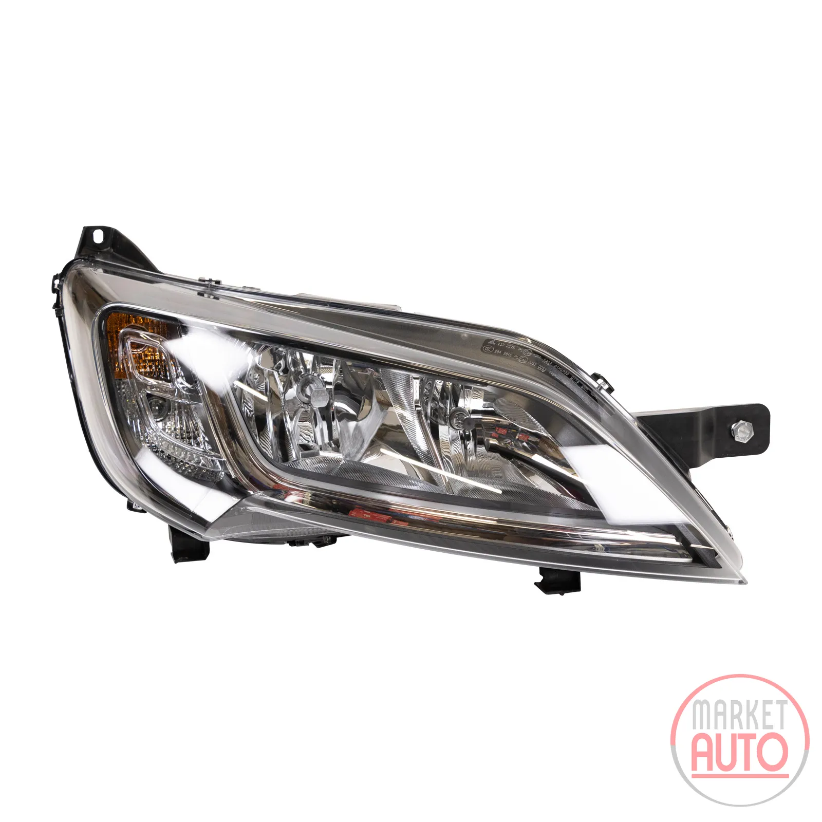 Headlight without LED black right from 2014 original