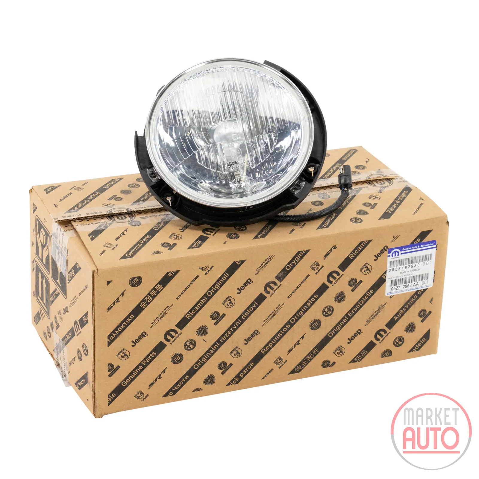 Headlight front left