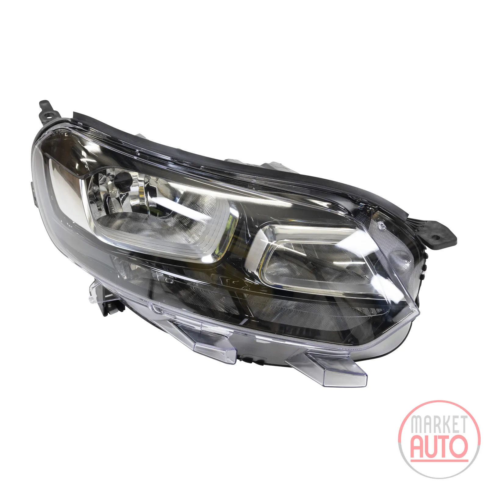 Headlight front right black