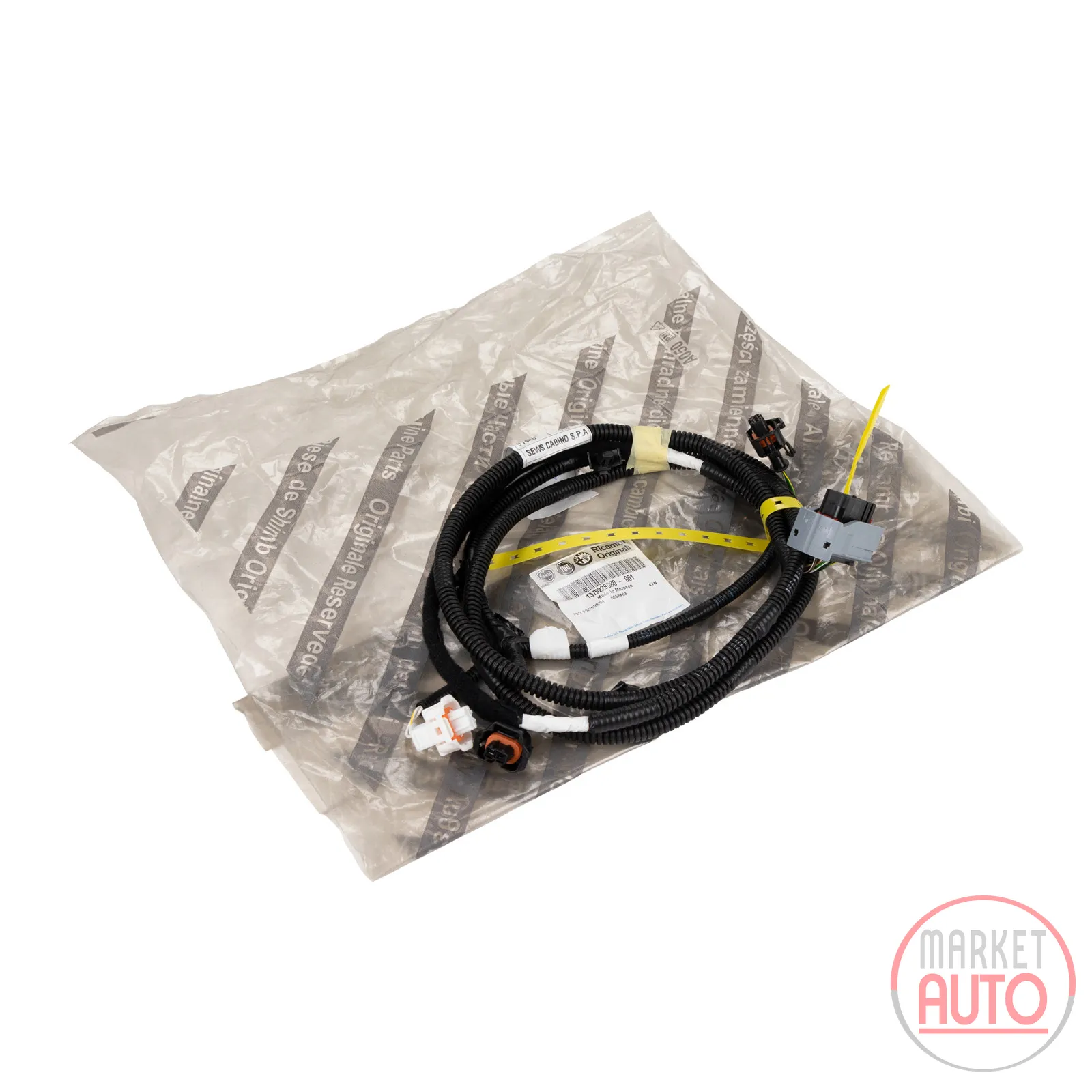 Cable harness for the pressure sensors