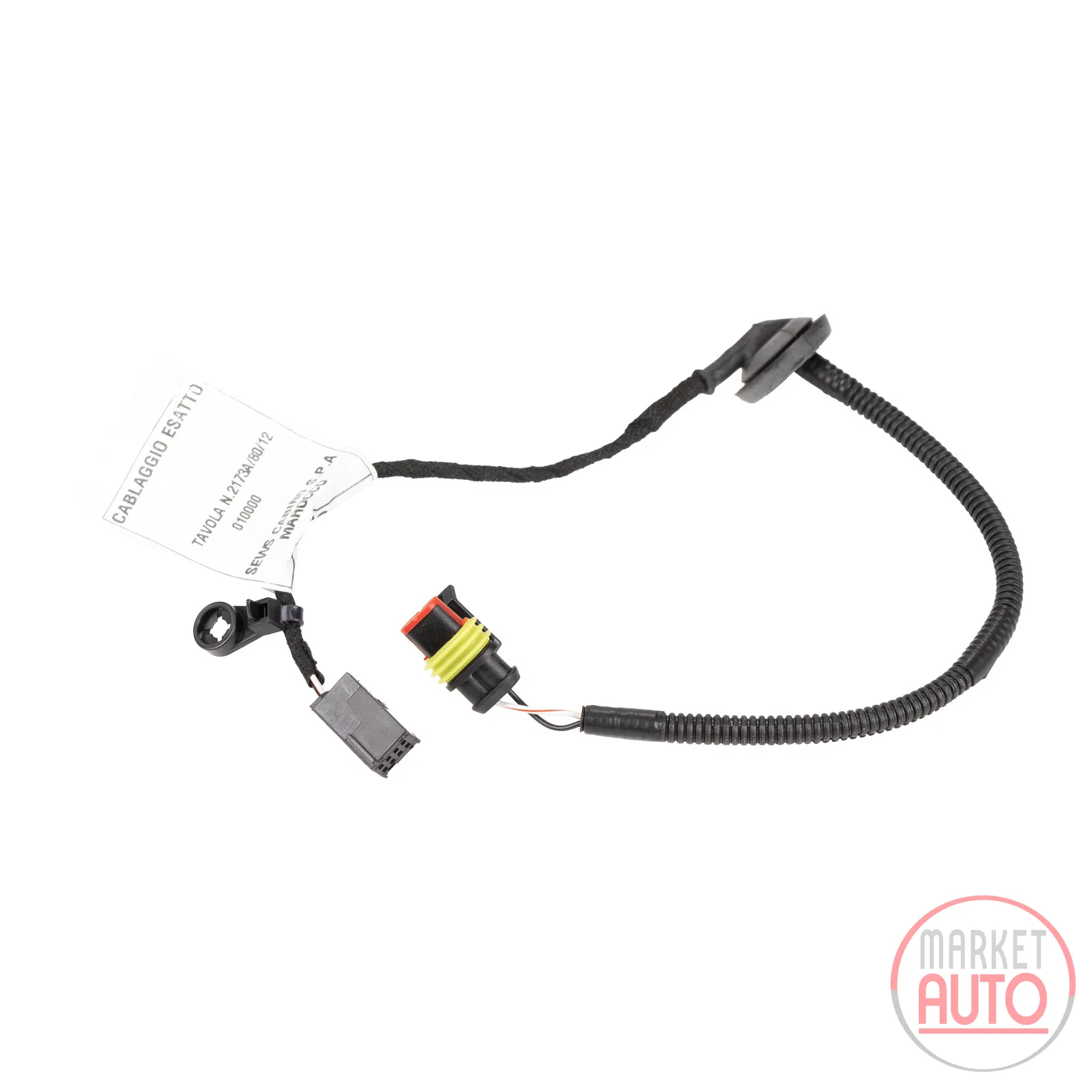 Cable harness for the tire pressure sensor control unit