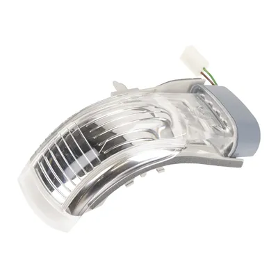 Indicator cap right white in mirror