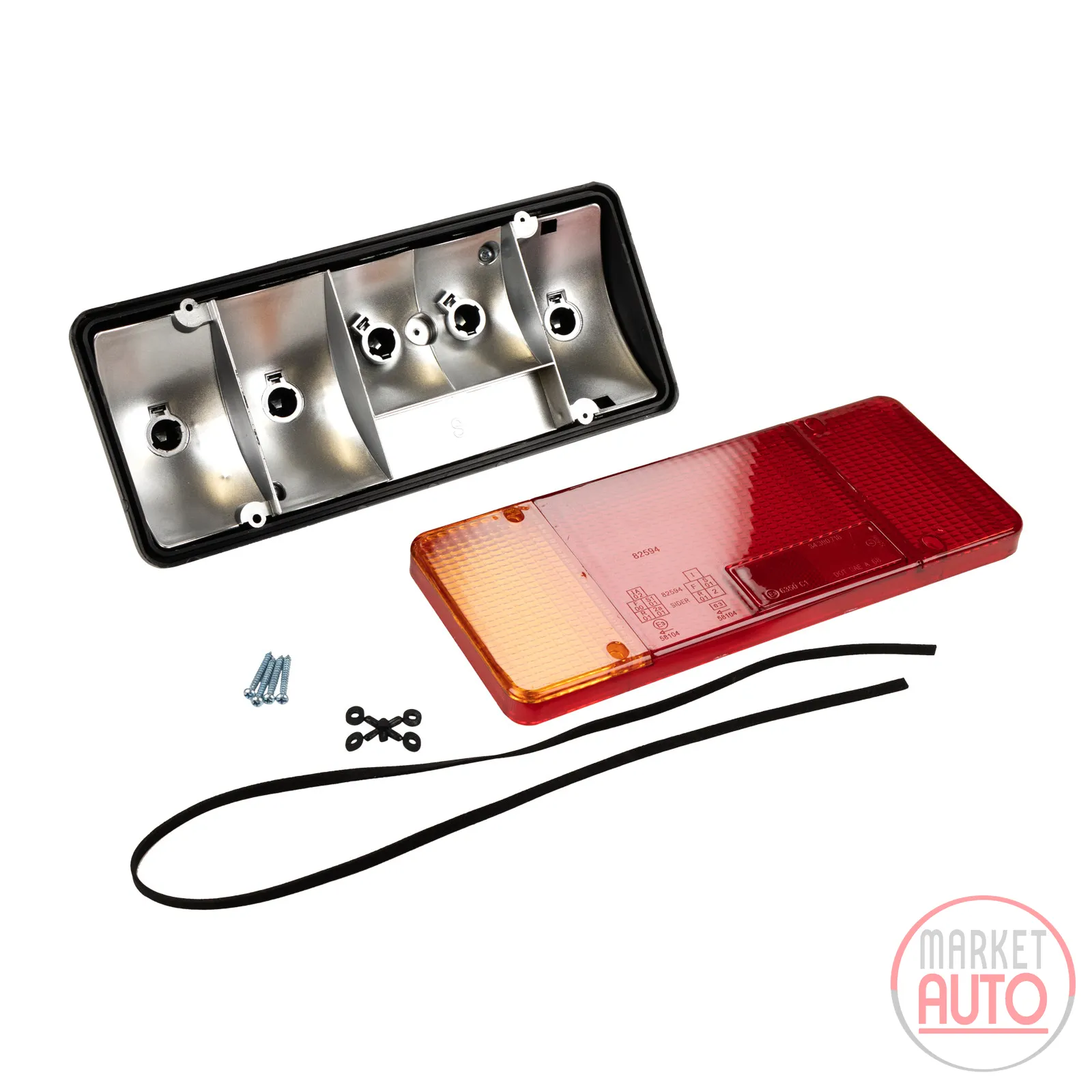 Tail light left flatbed (flat plug)