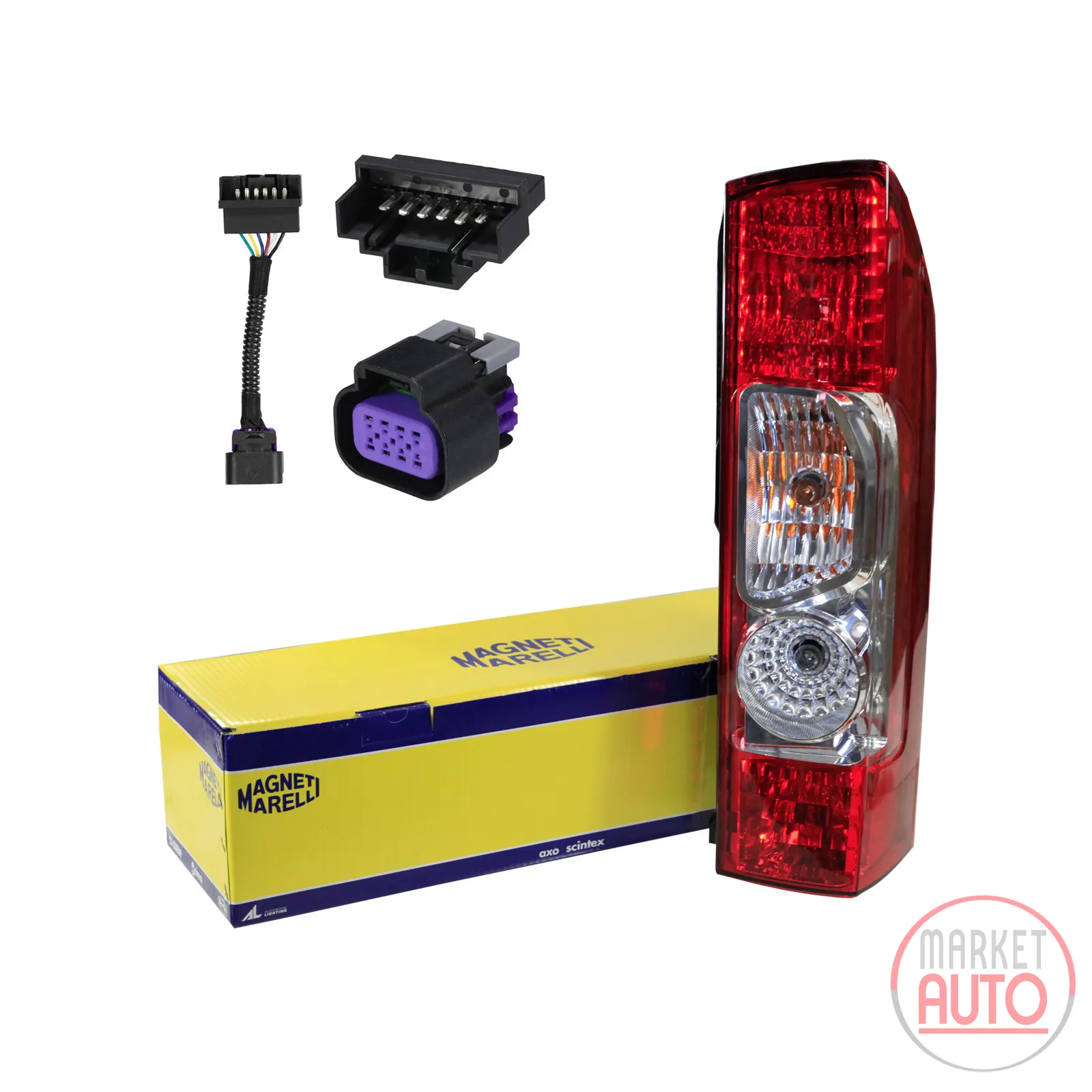 Rear right tail light with electronic part including cable Magneti Marelli