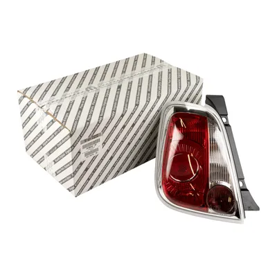 Tail light left white border