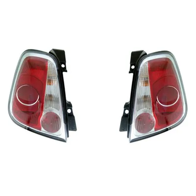 Set of tail lights with black surround
