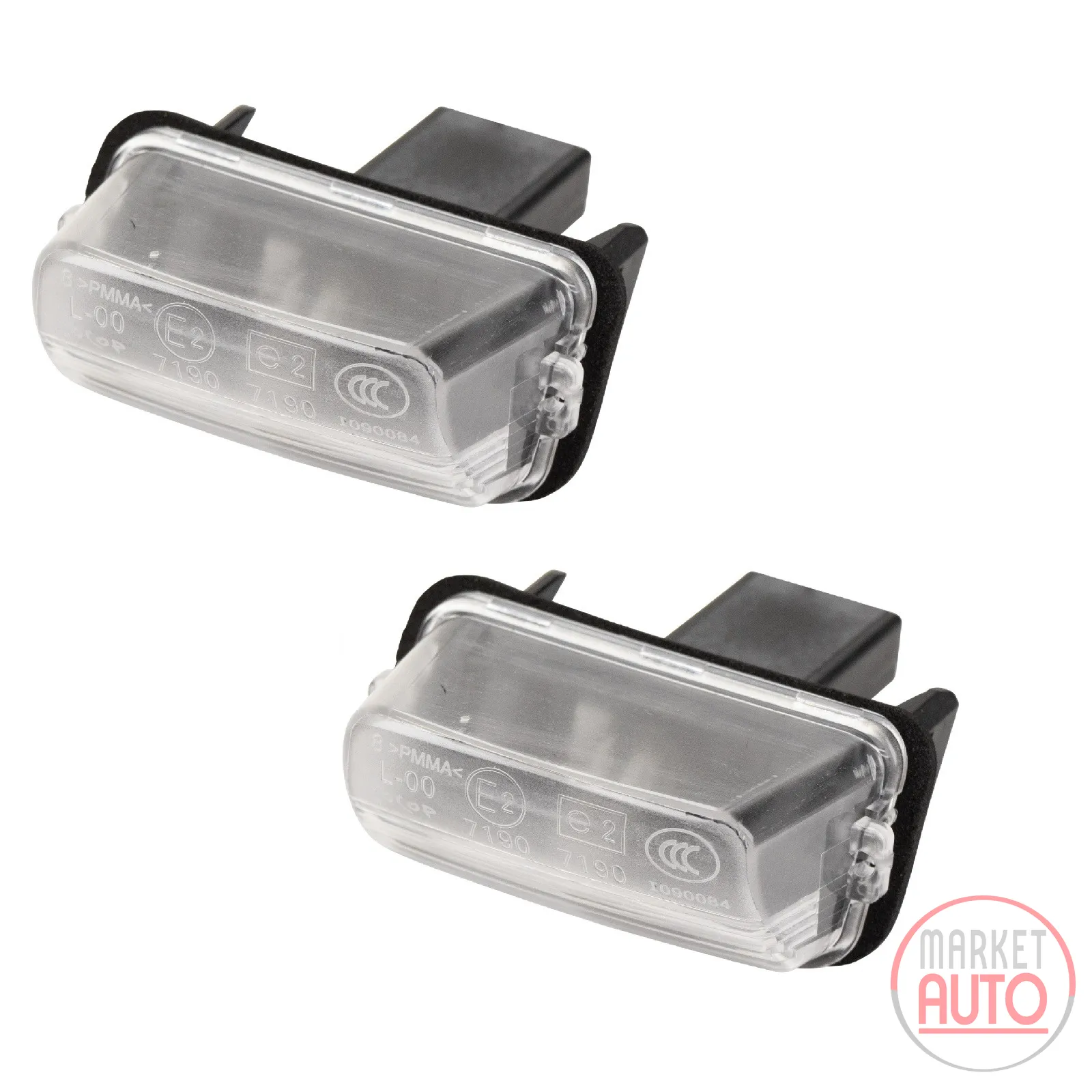 License plate light set