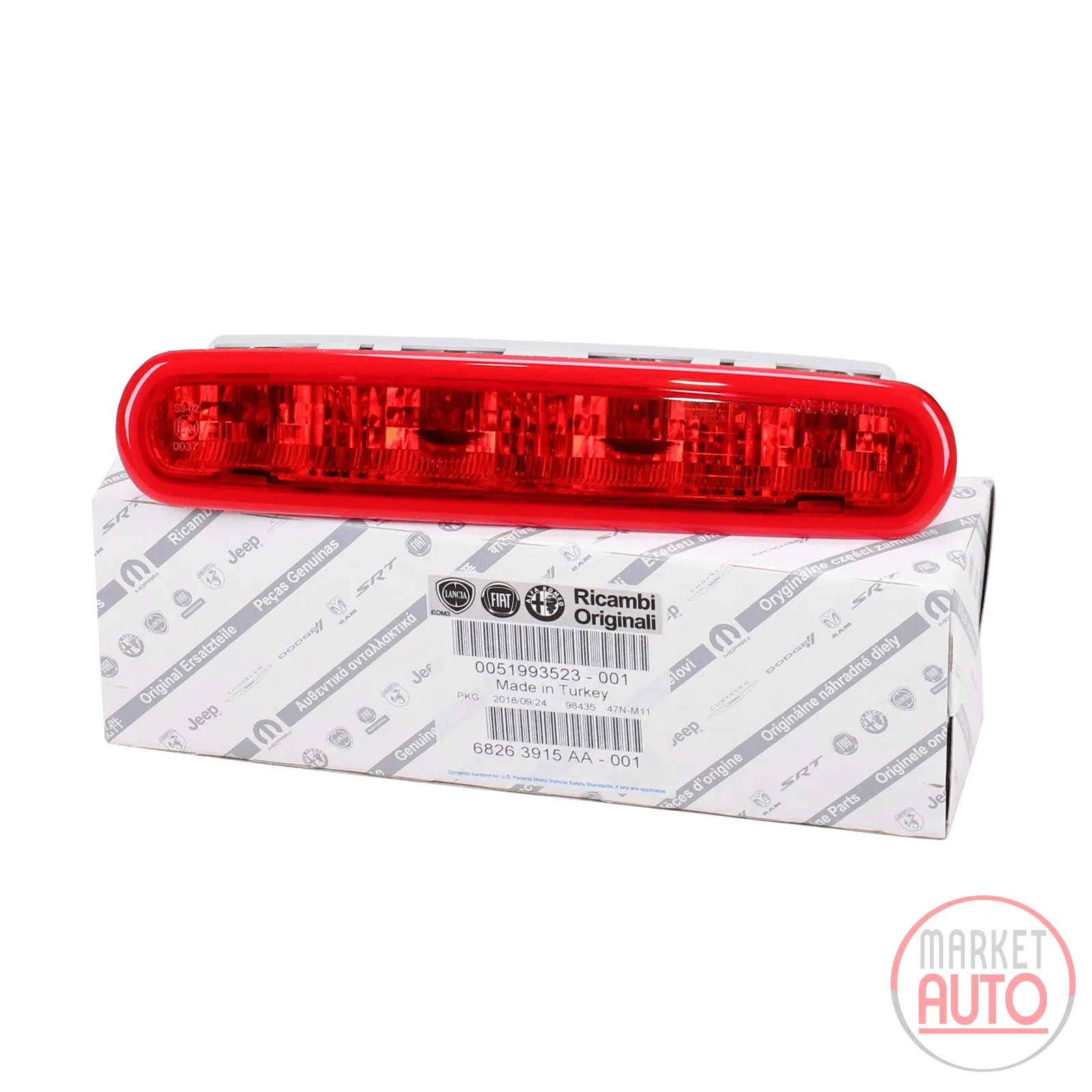 Brake light center with tailgate