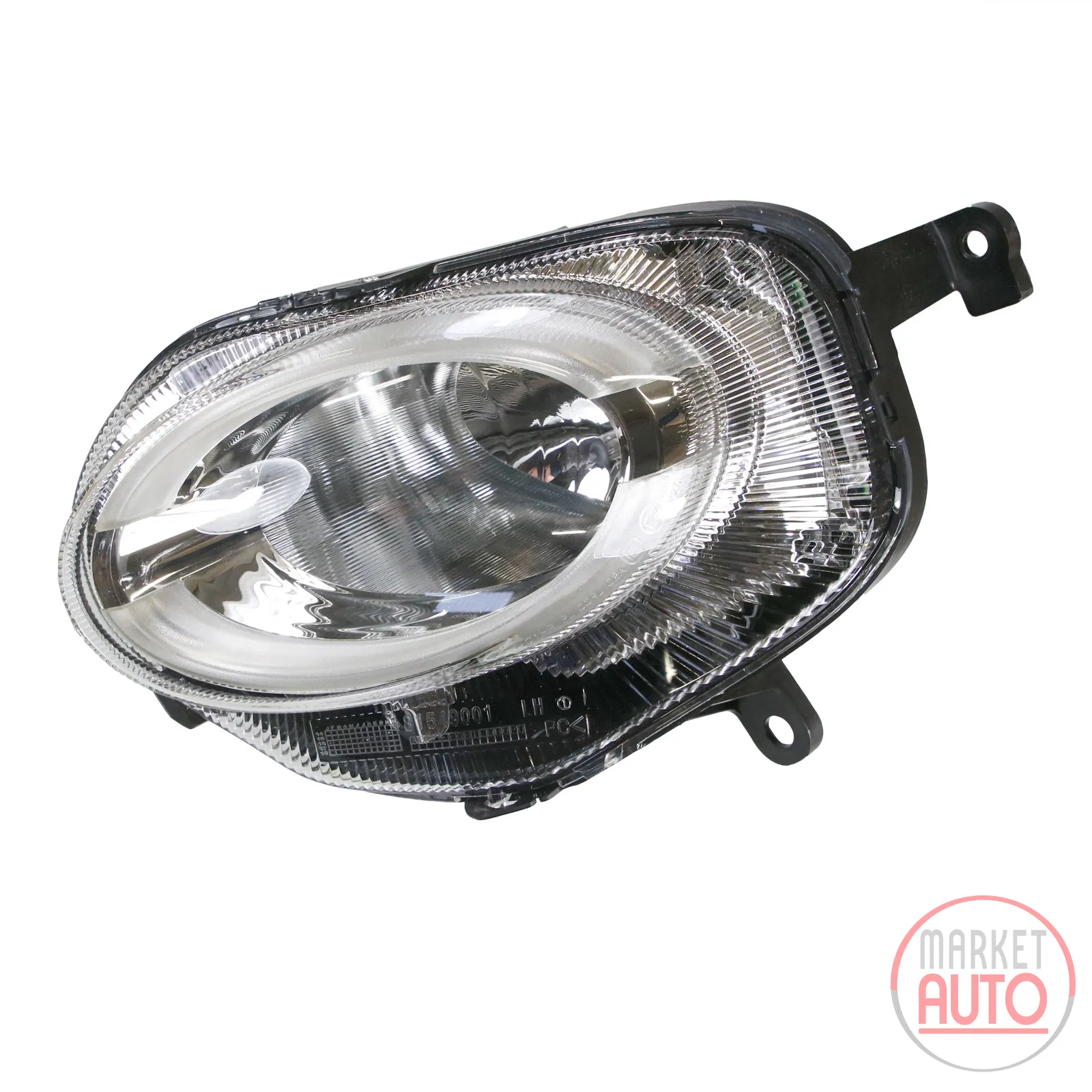 High beam daytime running light left