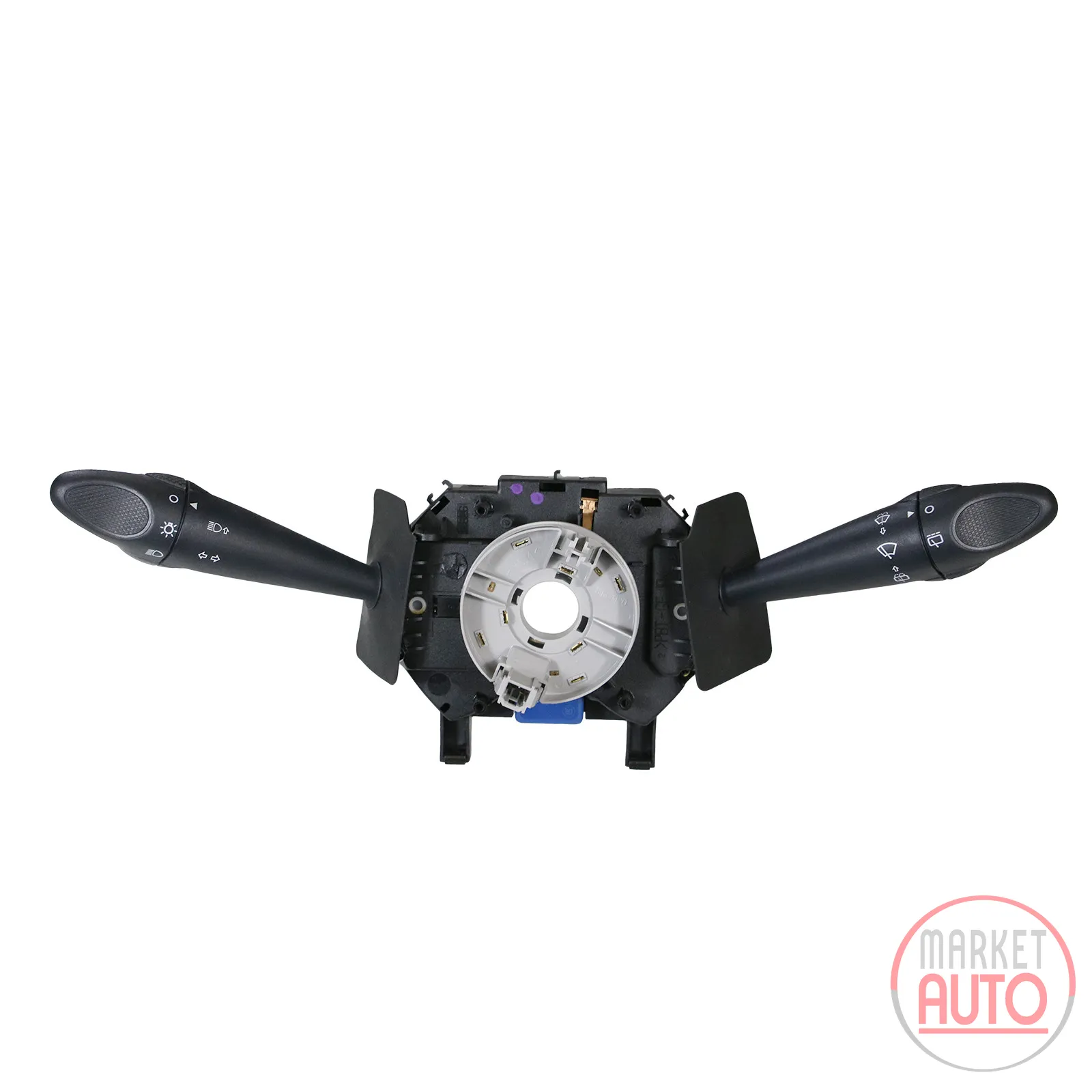 Steering column switch without air bag slip ring
