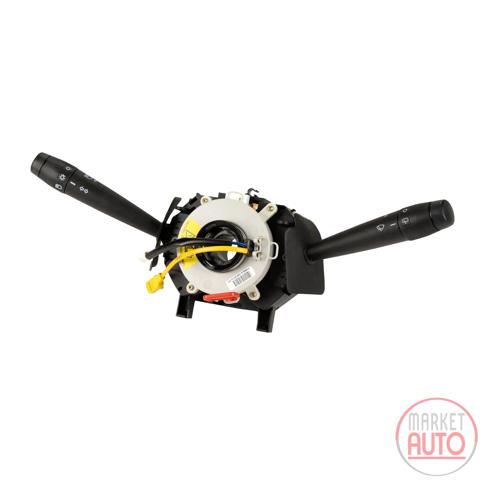 Steering column switch for vehicles with yellow connector for airbag