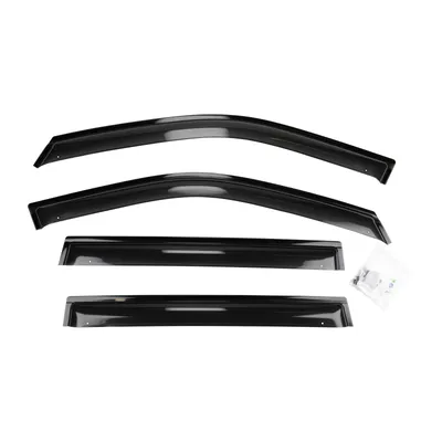 Wind deflectors window panes set of 4 made of acrylic glass