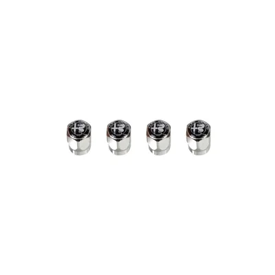 Valve caps set Alfa Romeo Black