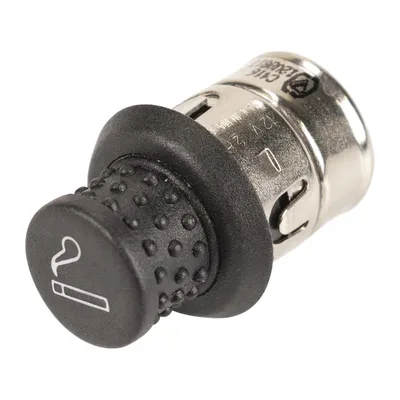 Cigarette lighter insert round cylindrical with knobs