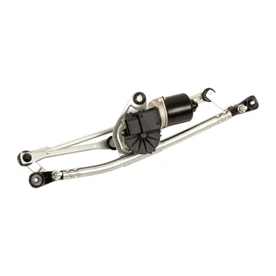 Windscreen wiper linkage with motor