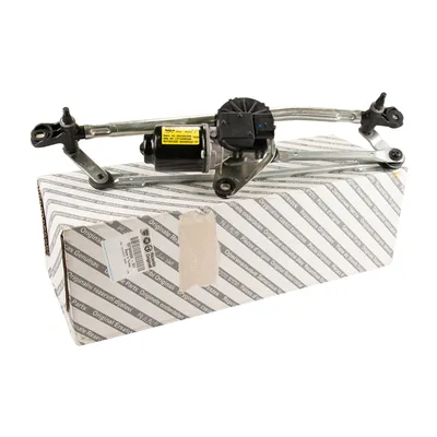 Windscreen wiper linkage with motor