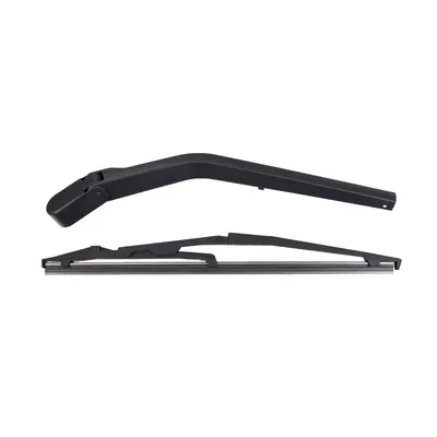 Wiper blade with integrated rear wiper arm