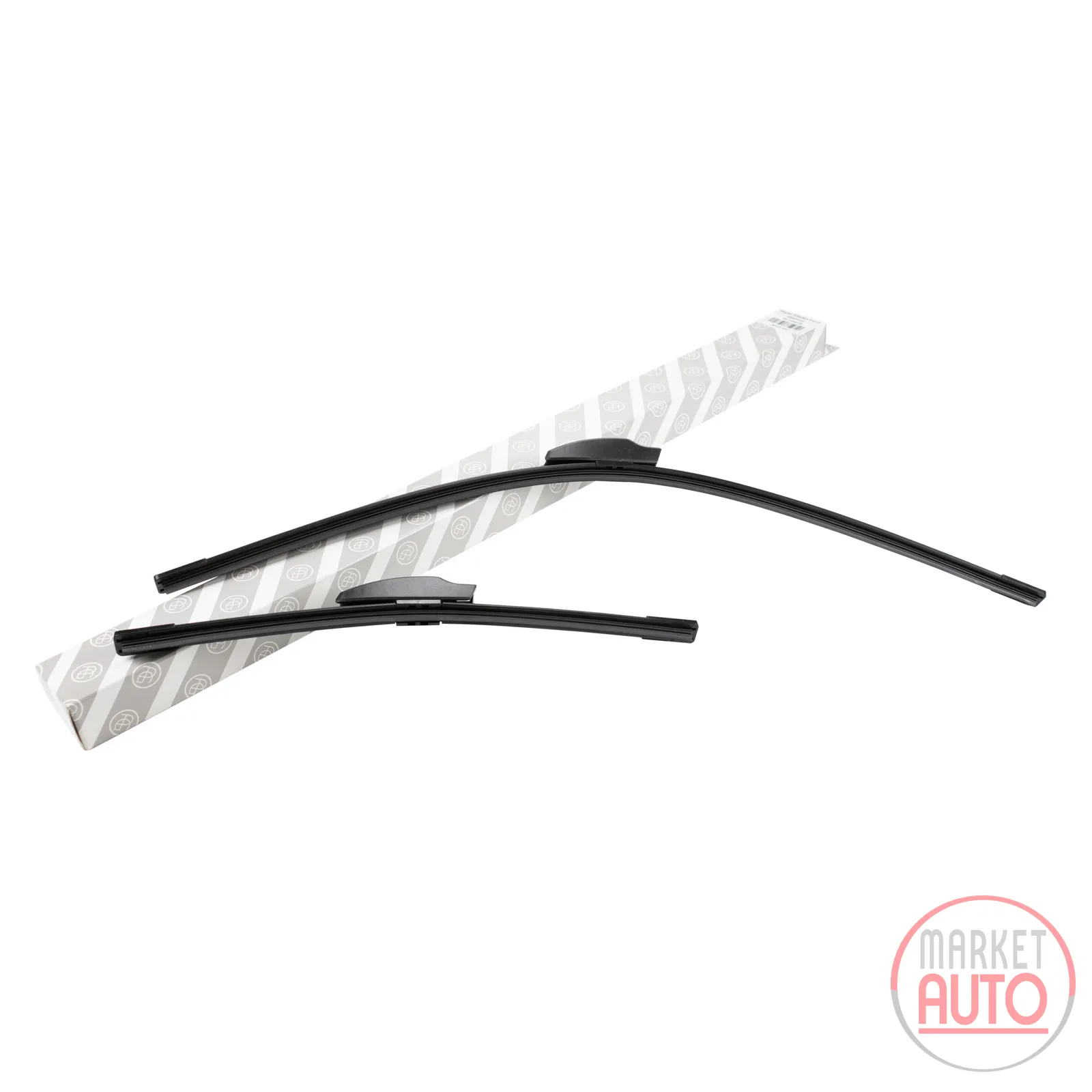 Wiper blade set front Flate Baldes 65-35cm