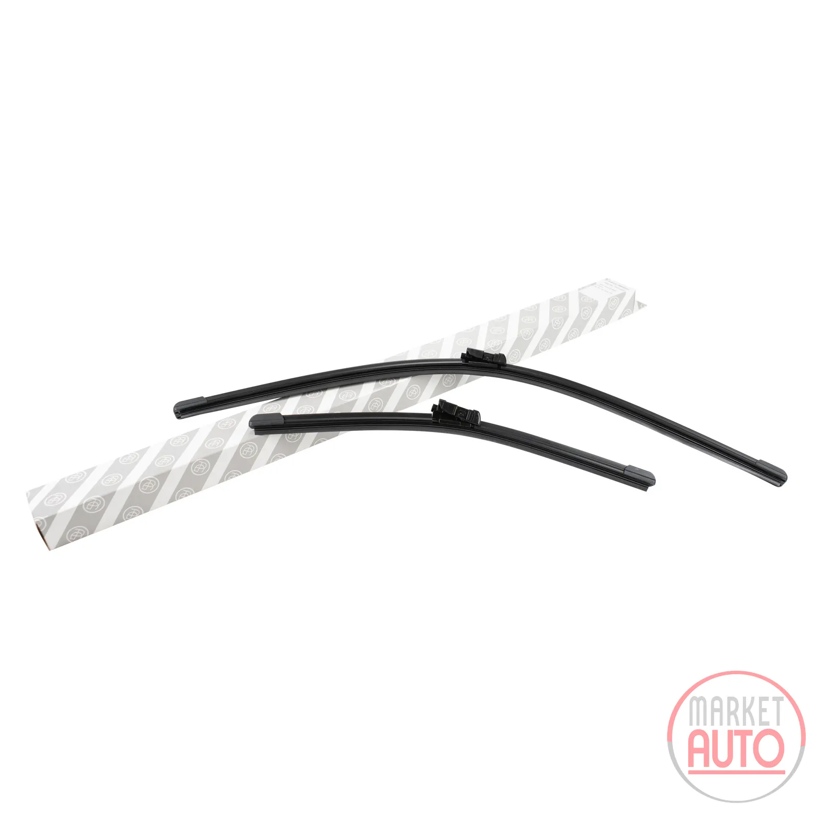 Wiper blade set Flat Blade front 65-40cm